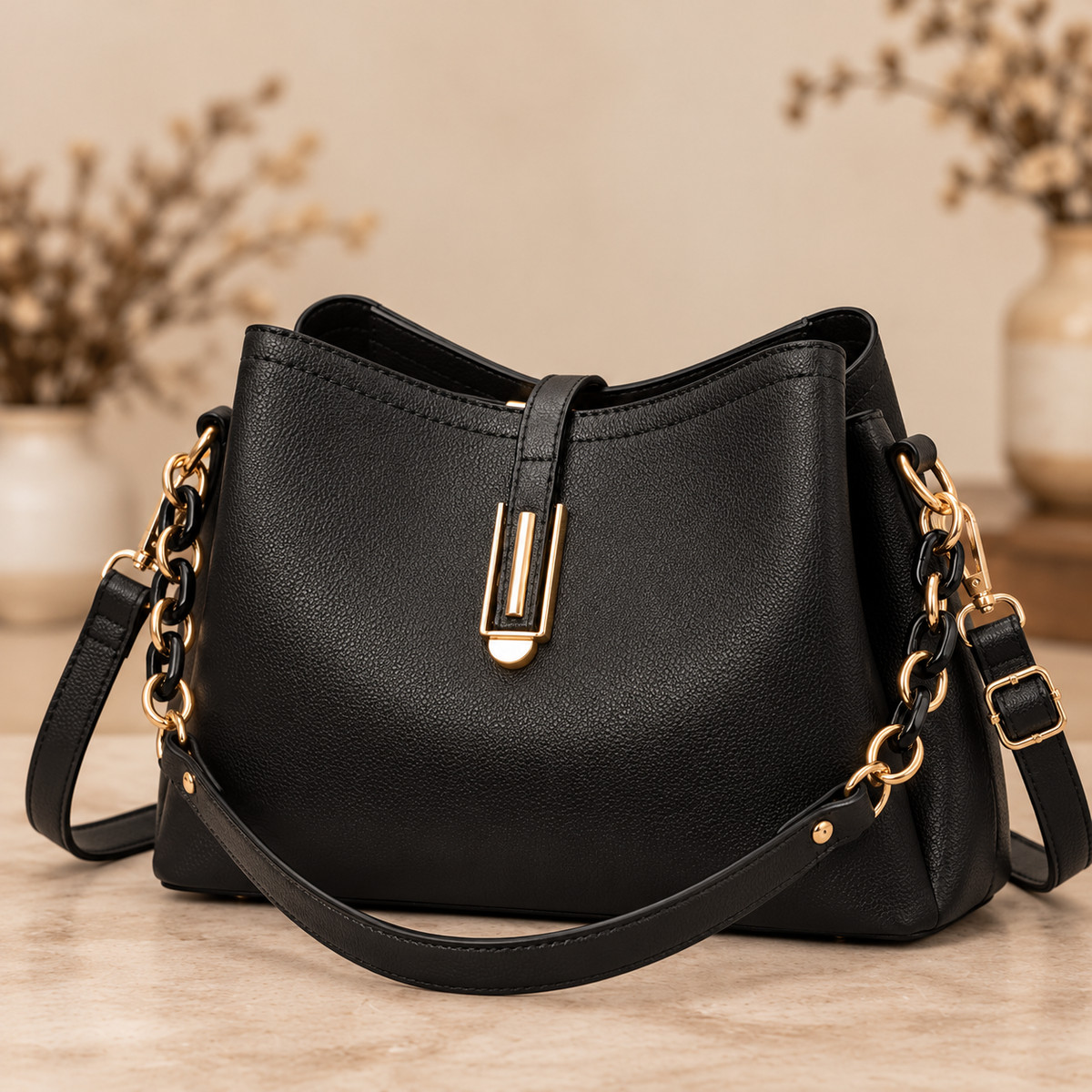 Lauren™ | Leather Crossbody Shoulder Bag