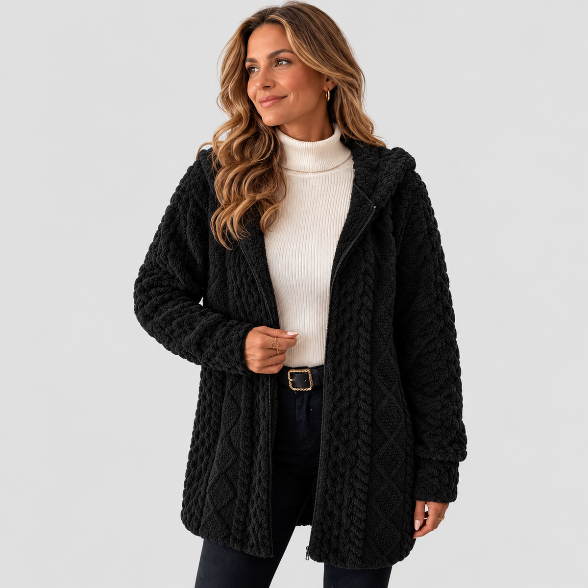 Harper™ | Casual Hooded Fleece Jacket