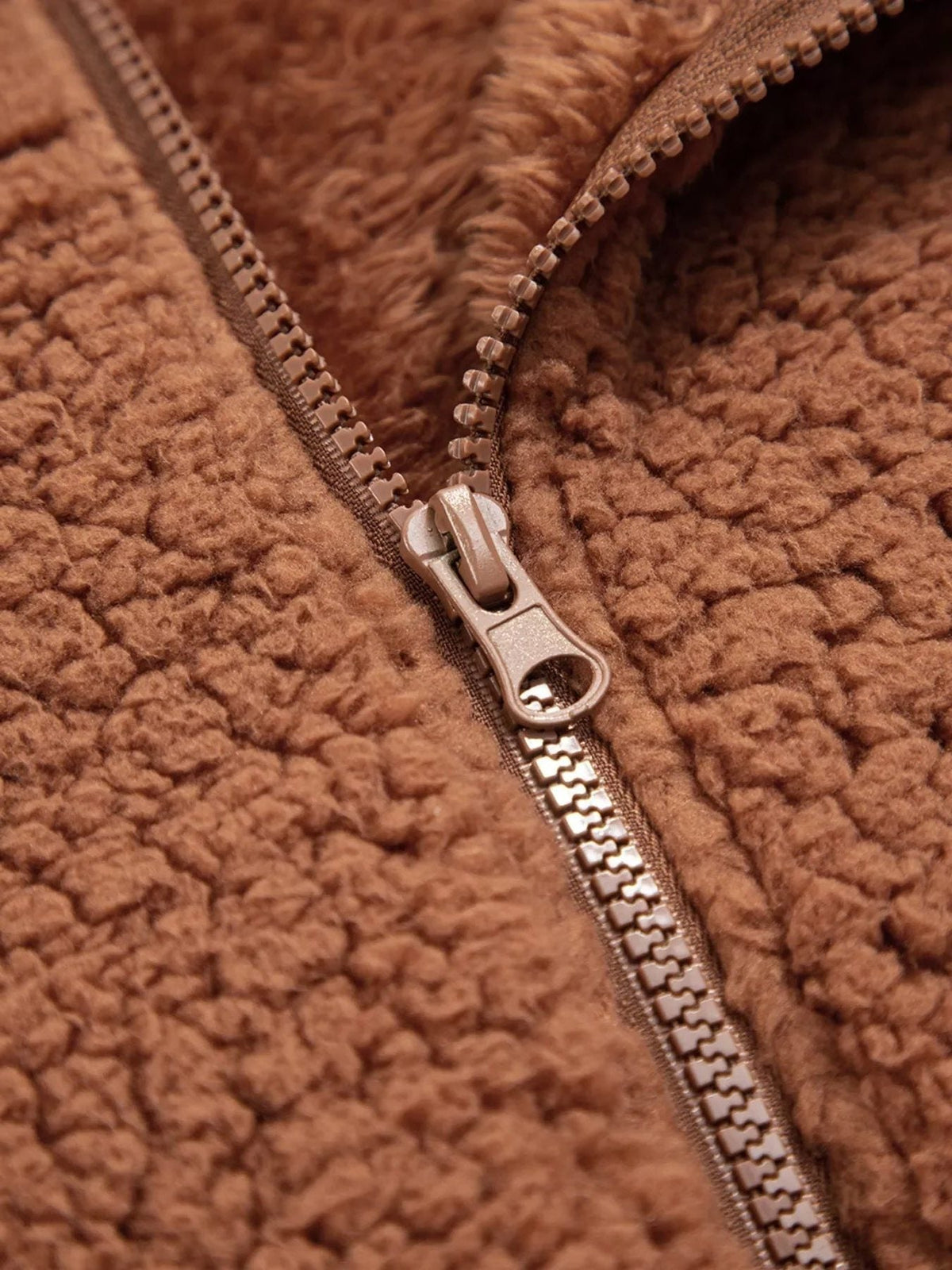 Aileen | Oversized Teddy Zip-Up Jacket for Women