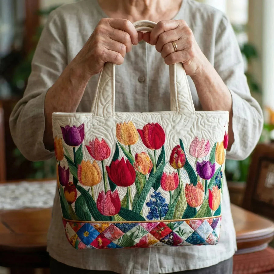 The Floriane Quilted Tote