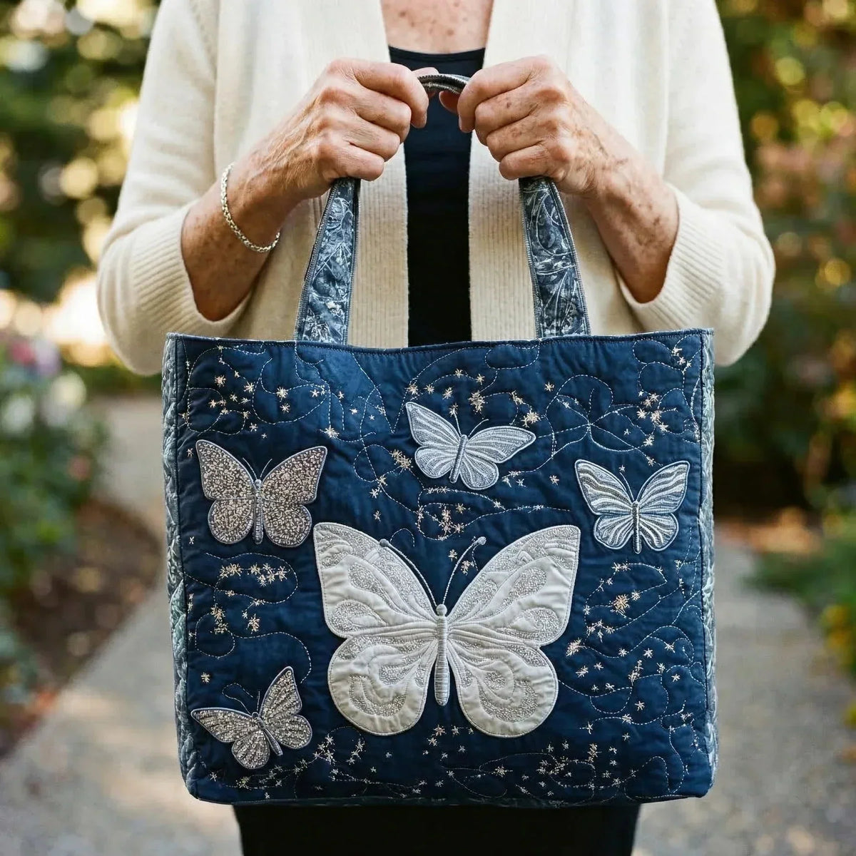 The Jeanne Quilted Tote