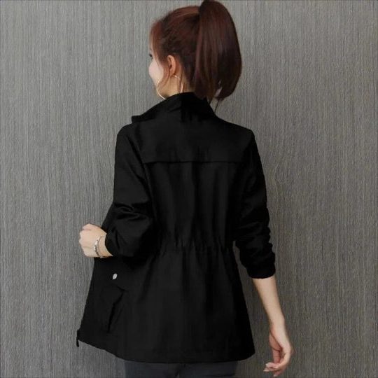 Cara | Zip-Up Windbreaker Jacket with Drawstring for Women
