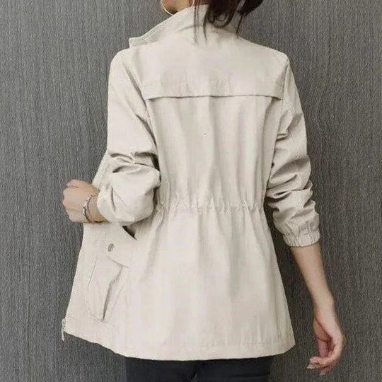 Cara | Zip-Up Windbreaker Jacket with Drawstring for Women
