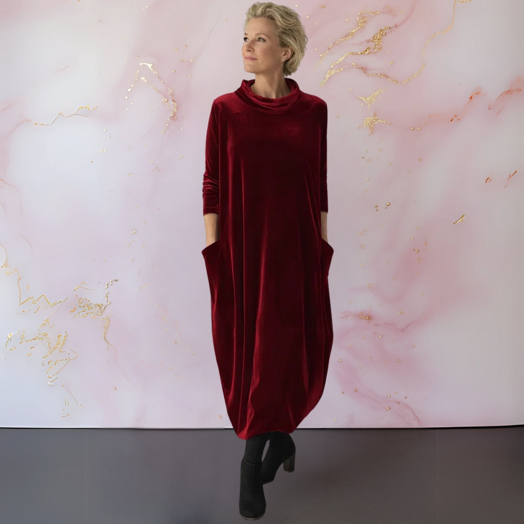 Elena™ | Velvet Maxi Dress