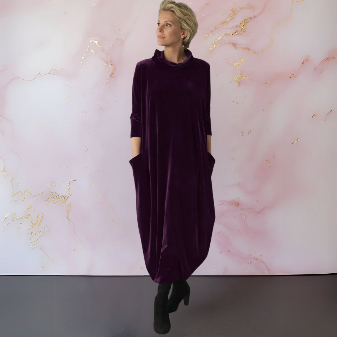 Elena™ | Velvet Maxi Dress
