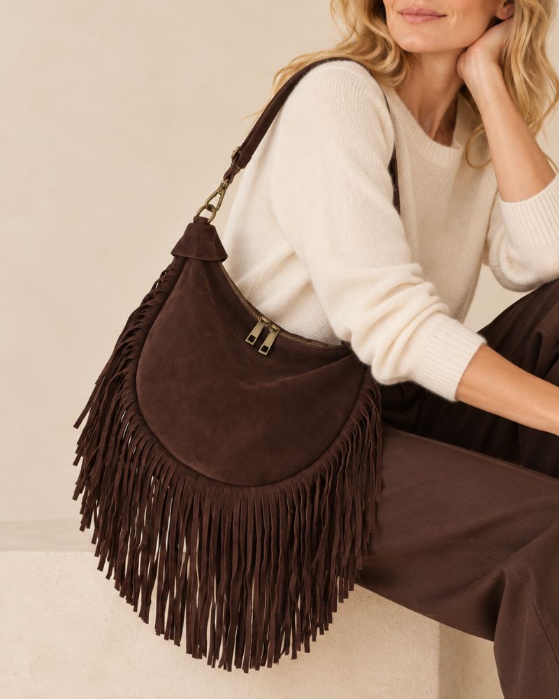 Romy™ | Suede Fringe Bag