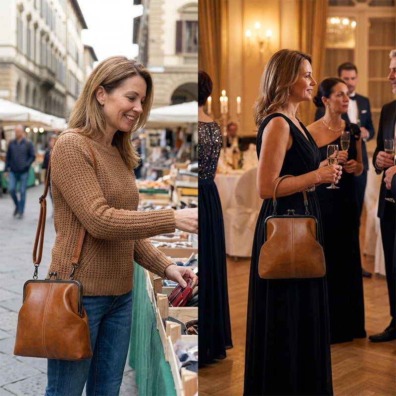 Colette™ | Kiss-Lock Crossbody Bag