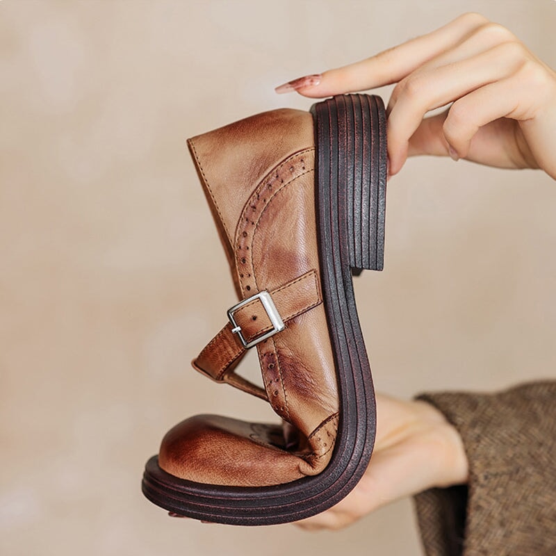 The Hilma Brogue Mary Jane