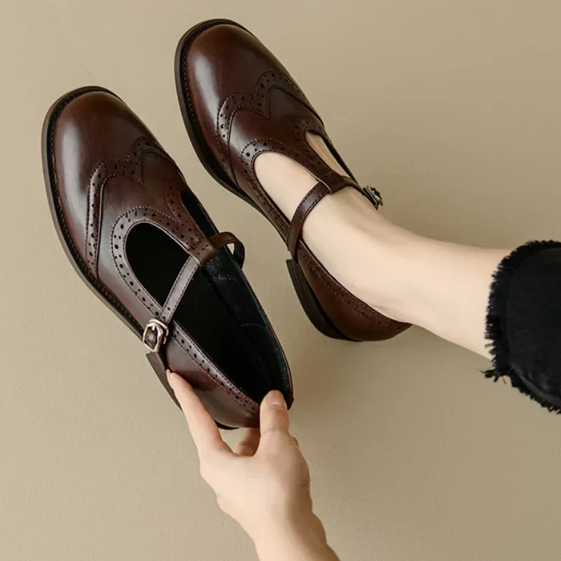 The Leda Wingtip Mary Jane