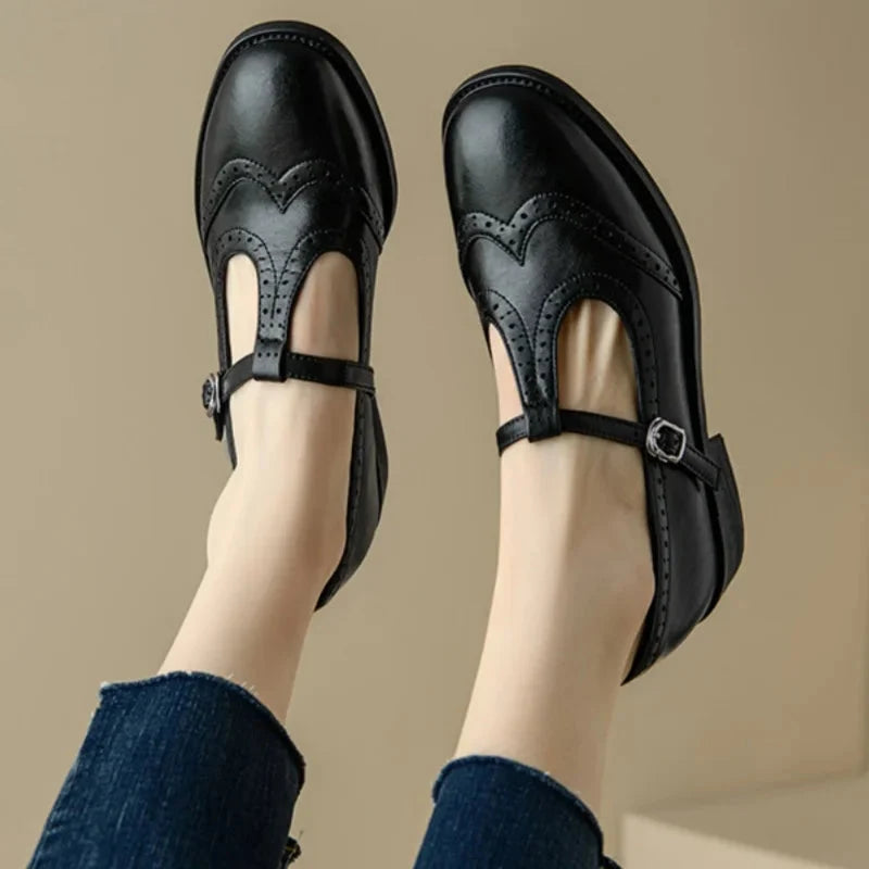 The Leda Wingtip Mary Jane