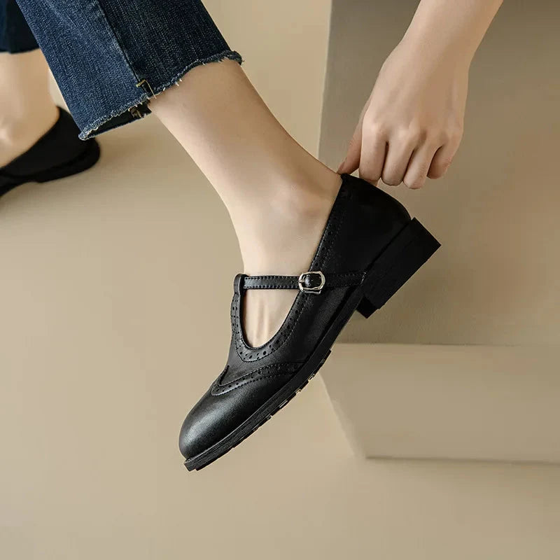 The Leda Wingtip Mary Jane