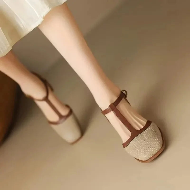 The Nelda T-Strap Heel