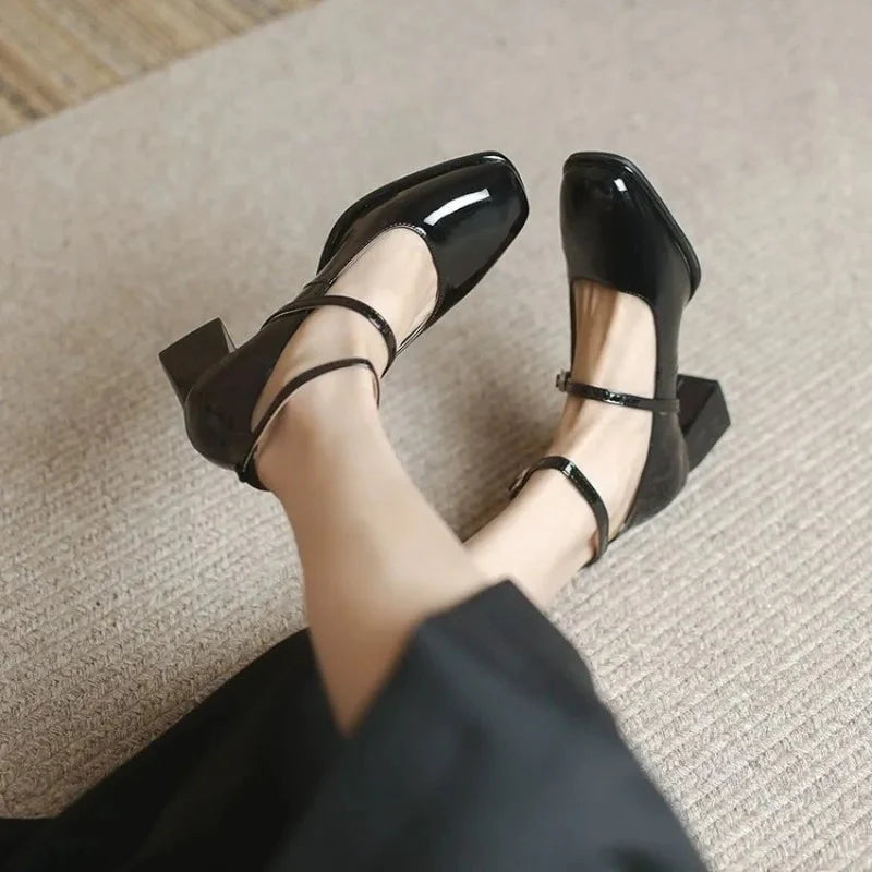 The Olinda Double Strap Heel