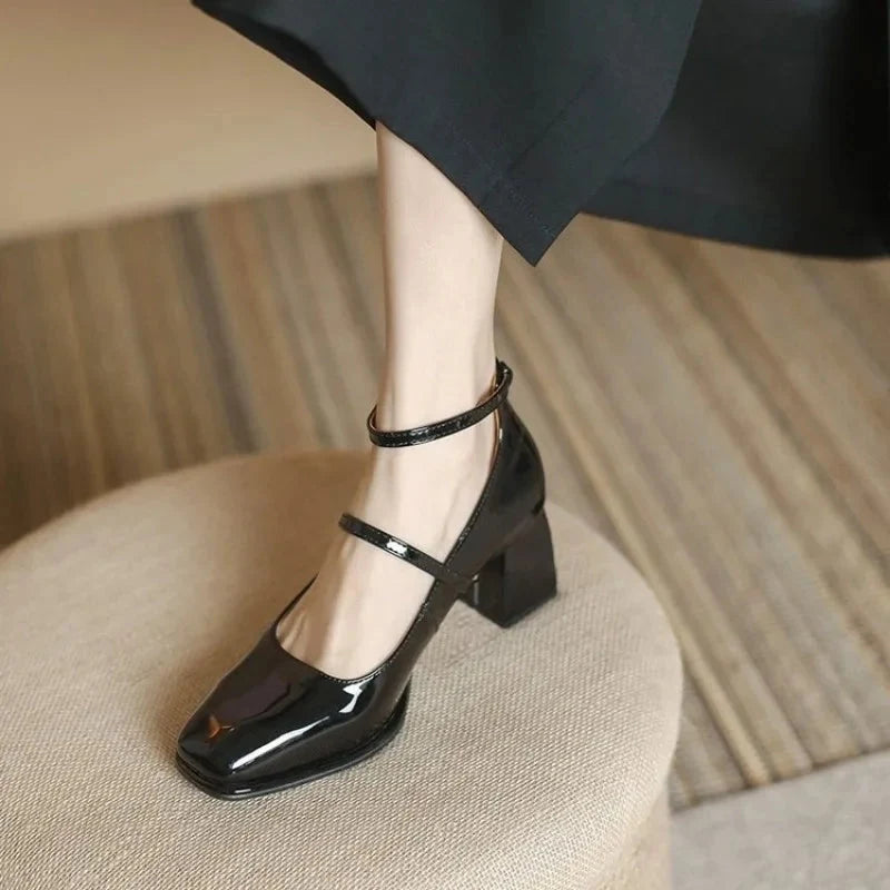The Olinda Double Strap Heel