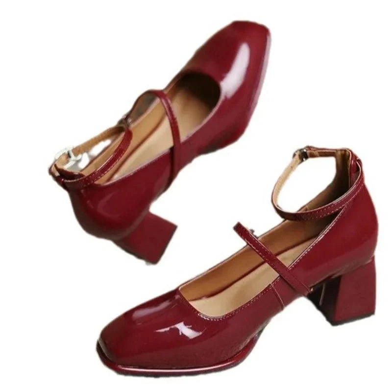 The Olinda Double Strap Heel