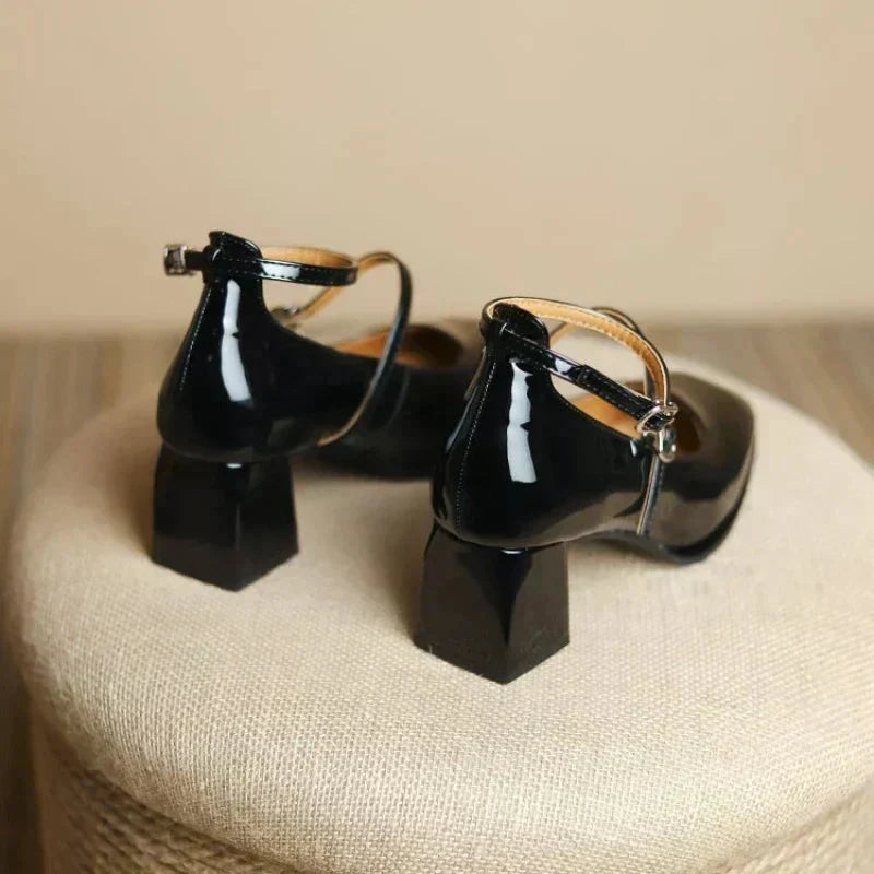 The Olinda Double Strap Heel