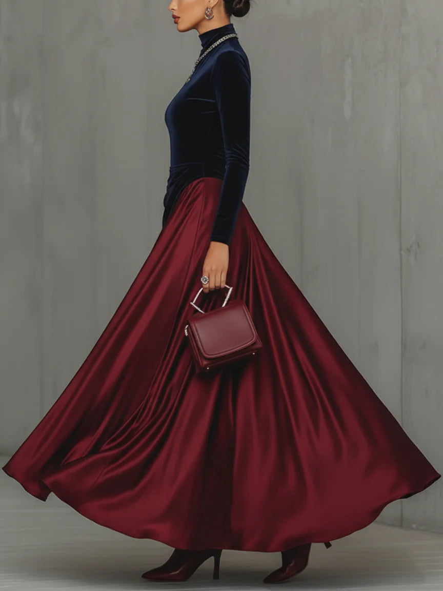 The Rosalee Two Tone Dress
