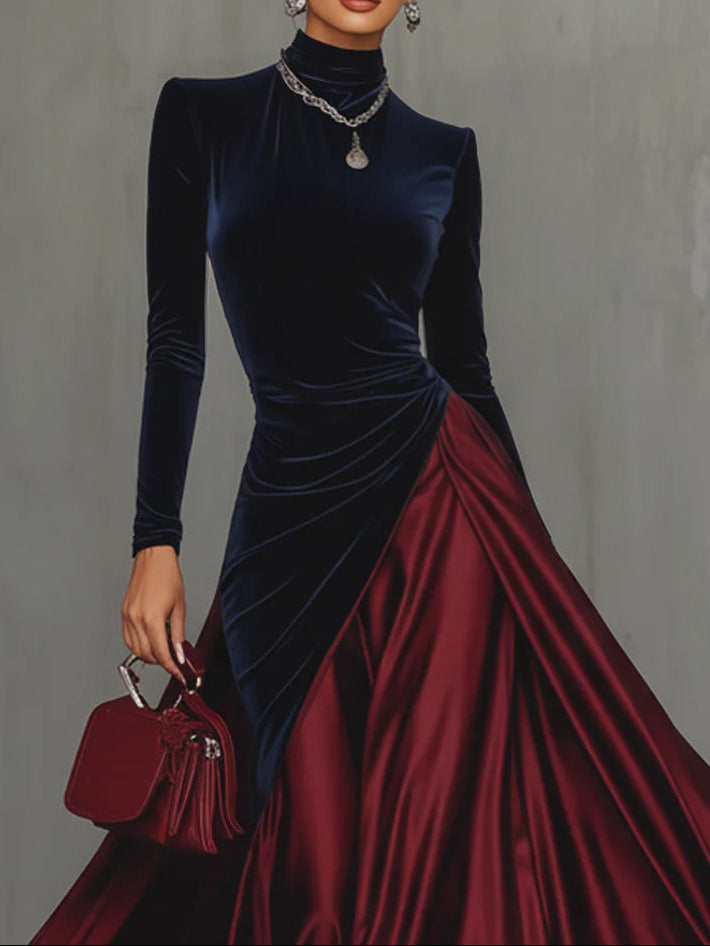 The Rosalee Two Tone Dress
