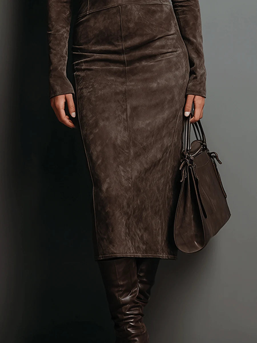 The Rosalyn Mock Neck Dress