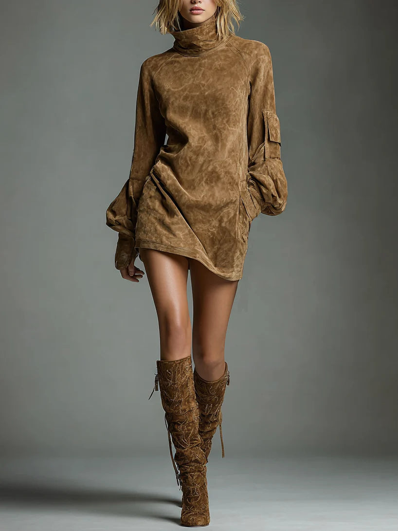 The Tamara Funnel Neck Dress