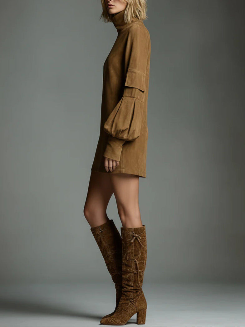 The Tamara Funnel Neck Dress