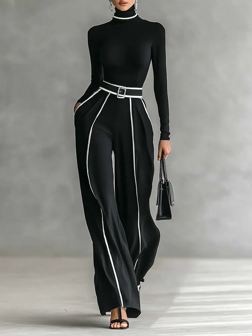 The Tereza Piped Trouser Set