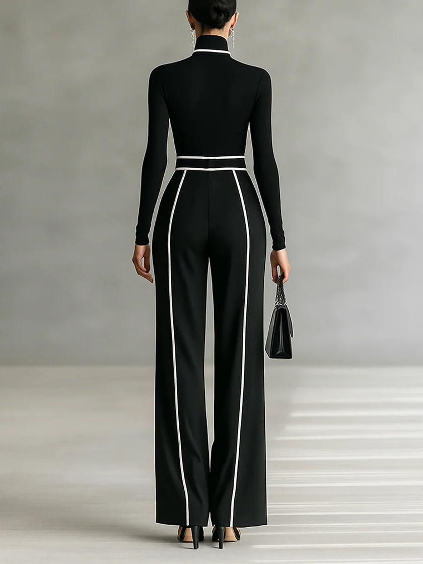 The Tereza Piped Trouser Set