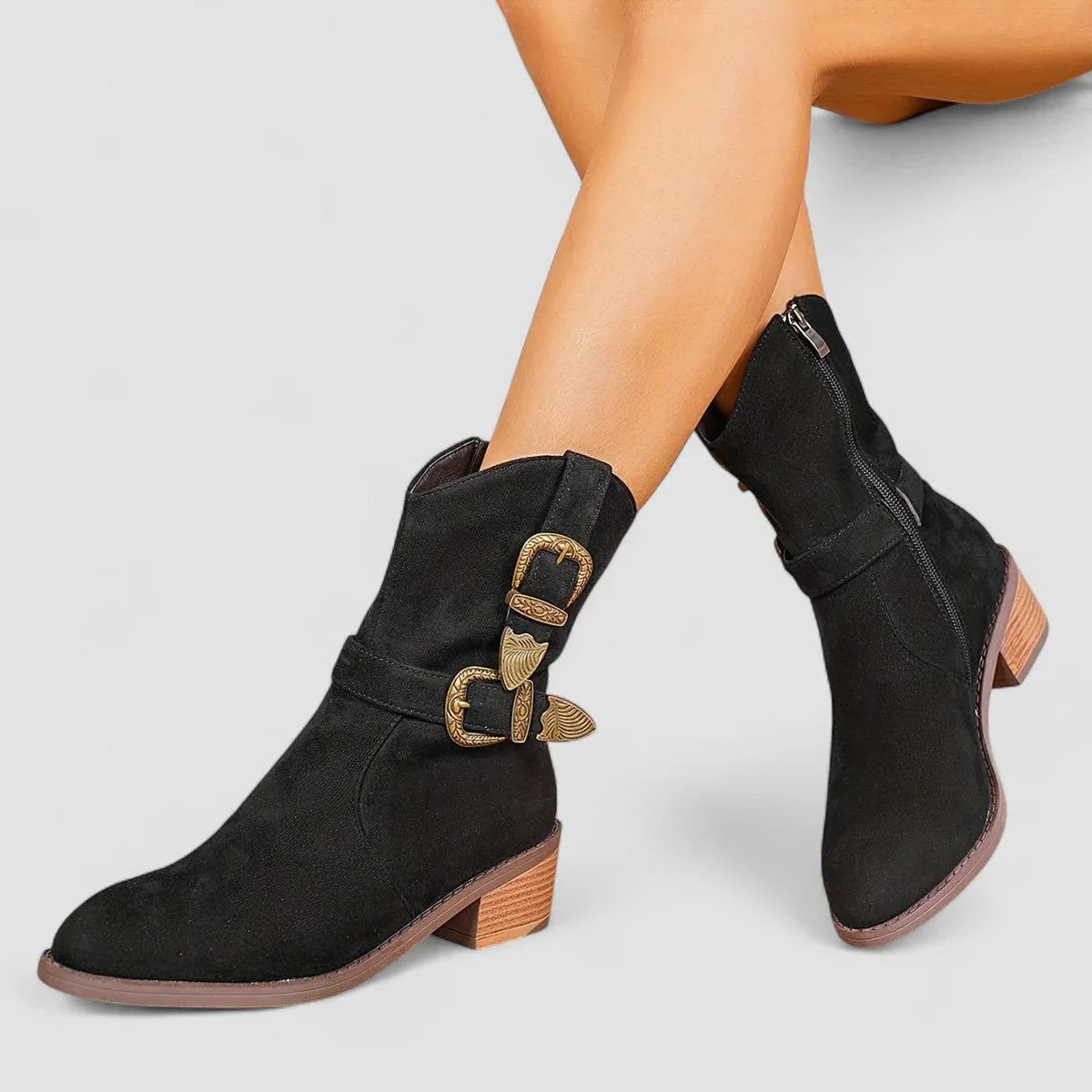 The Tirzah Western Ankle Boot