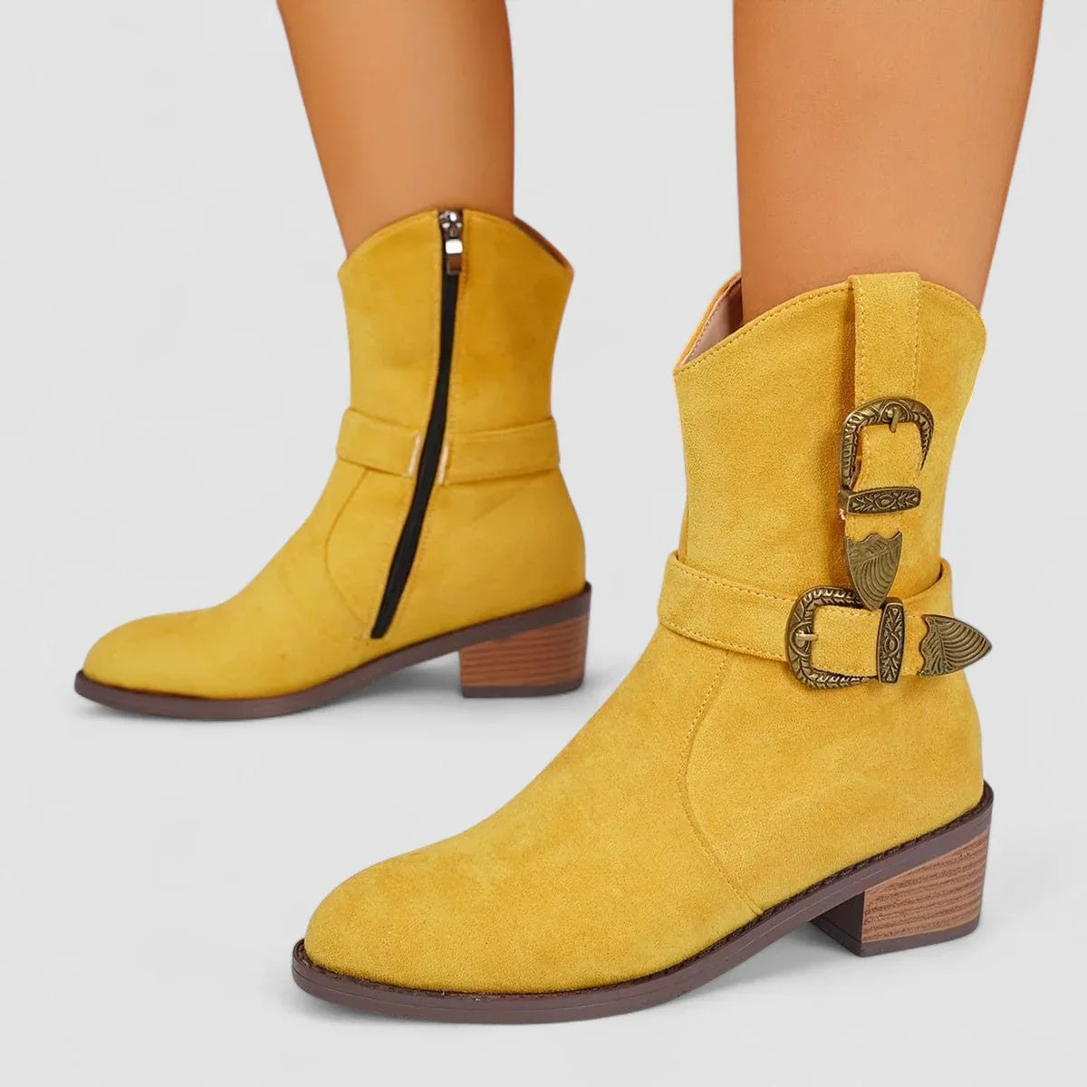 The Tirzah Western Ankle Boot
