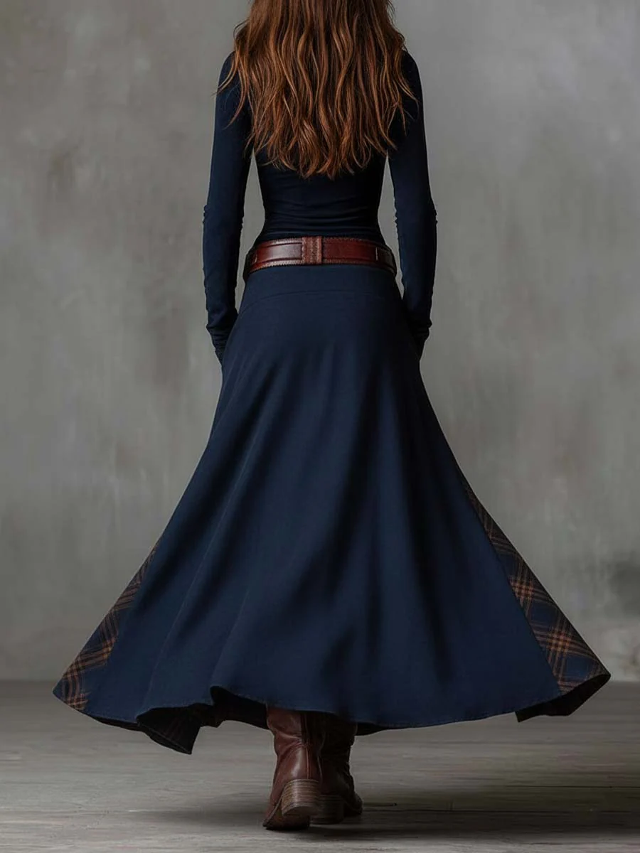 The Valora Patchwork Maxi Dress
