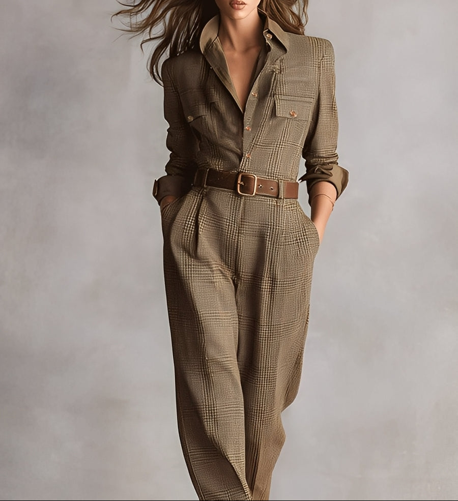 The Vivica Belted Jumpsuit