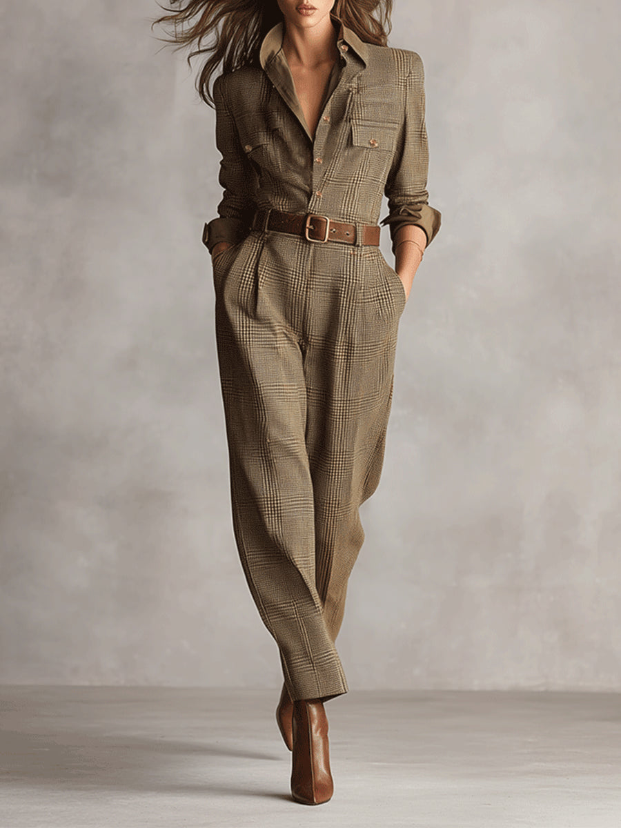The Vivica Belted Jumpsuit