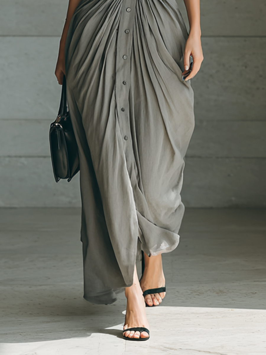 The Zelia Shirt Maxi Dress