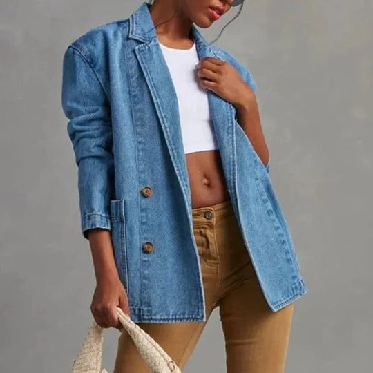 Yasmin | Oversized Denim Jacket for Women