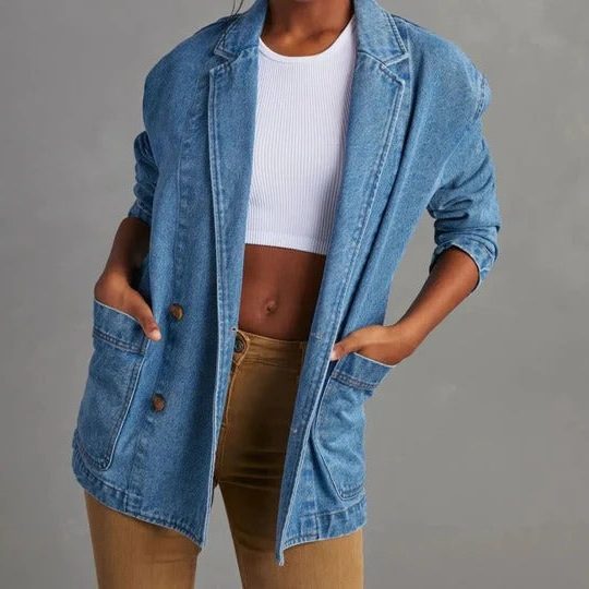 Yasmin | Oversized Denim Jacket for Women