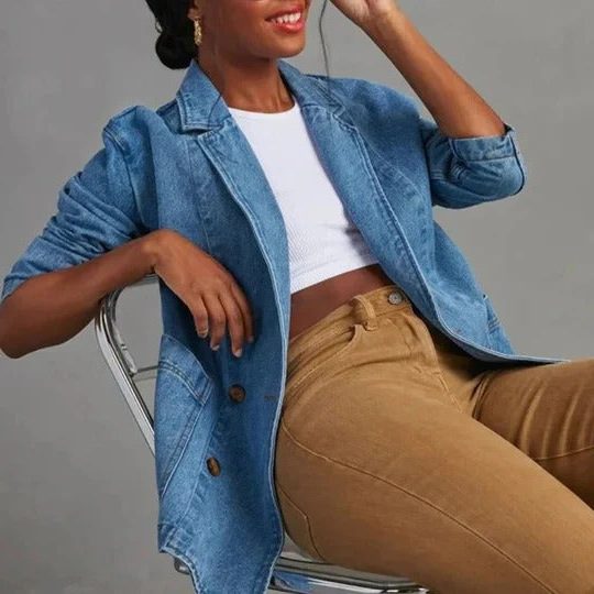 Yasmin | Oversized Denim Jacket for Women