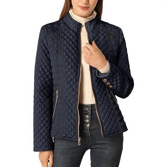Zola | Quilted Jacket with Stand Collar for Women
