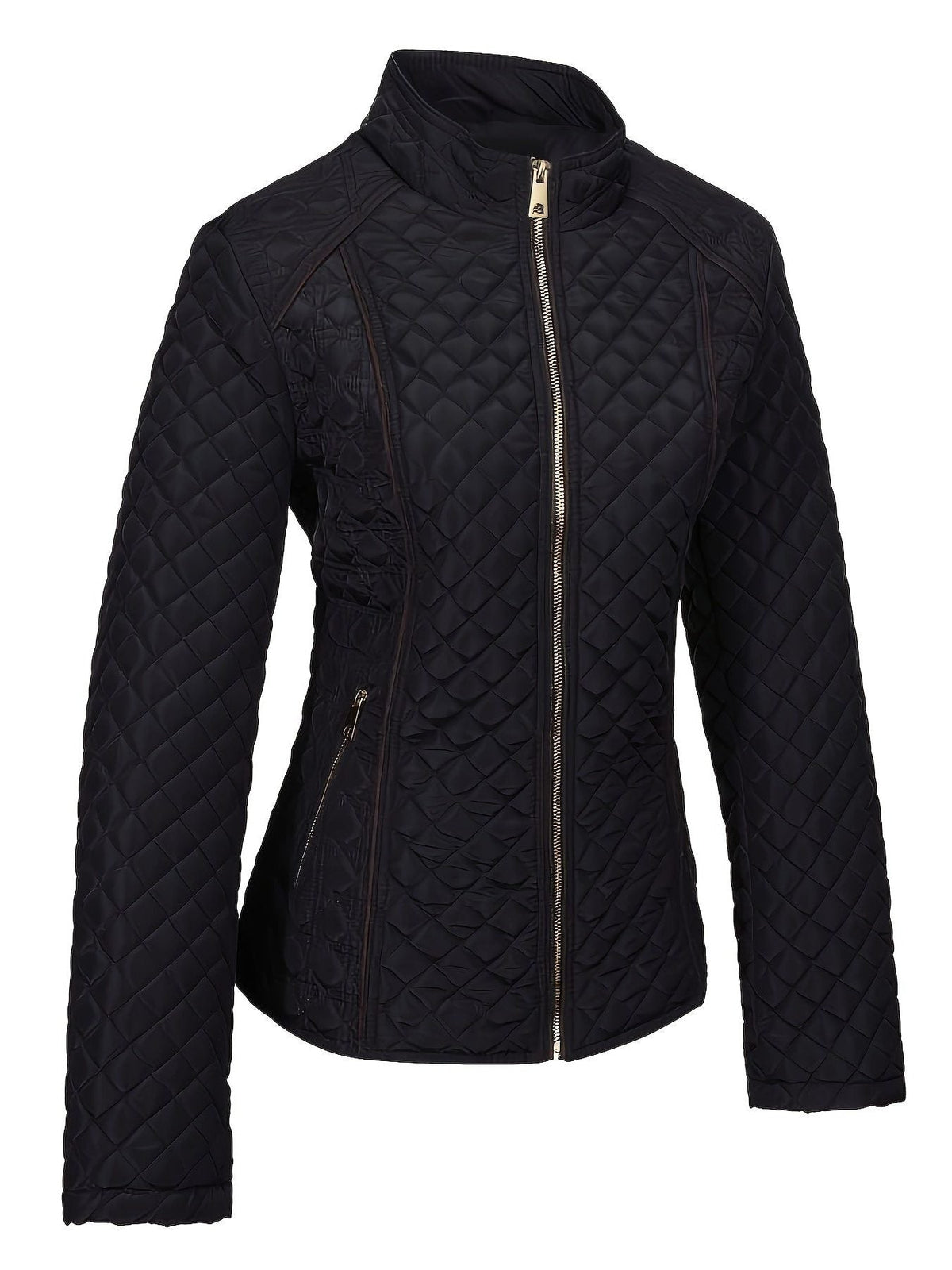 Zola | Quilted Jacket with Stand Collar for Women